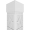 Ekena Millwork Craftsman Classic Square Non-Tapered Kinsman Fretwork Column w/ Standard Capital & Standard Base CC0810ENKNSCSCS - alternate 5